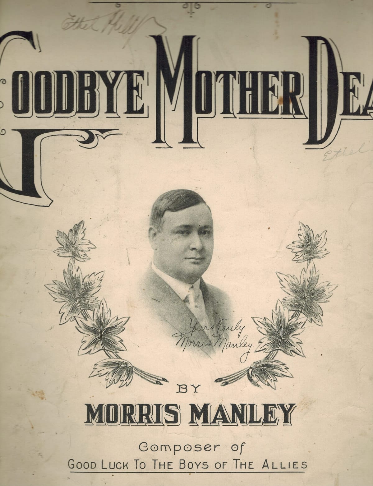 The Toronto Manleys: Morris Manley, Dolly Sterling, and Mildred “Canada’s Greatest Child Vocalist”