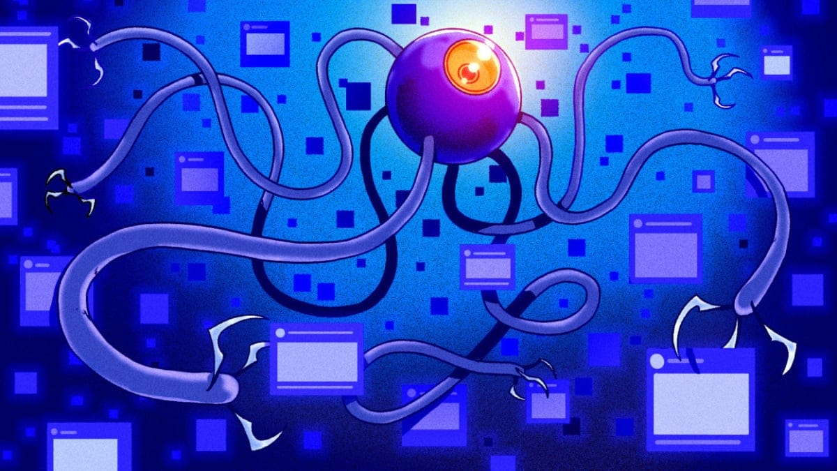 An artistic depiction of a social network.