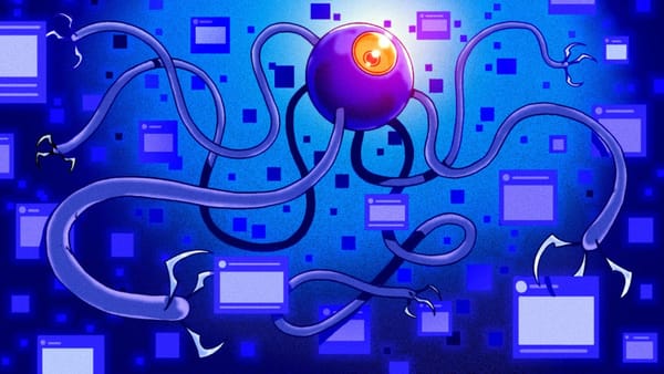 An artistic depiction of a social network.